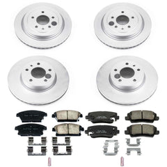 Power Stop CRK6387 Z17 Evolution Front And Rear Brake Kit for 2013-2015 Cadillac Ats product image