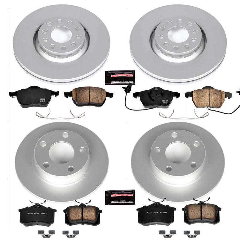 Power Stop CRK639 - Z23 Evolution Sport Front And Rear Brake Kit vehicle fitment brake part