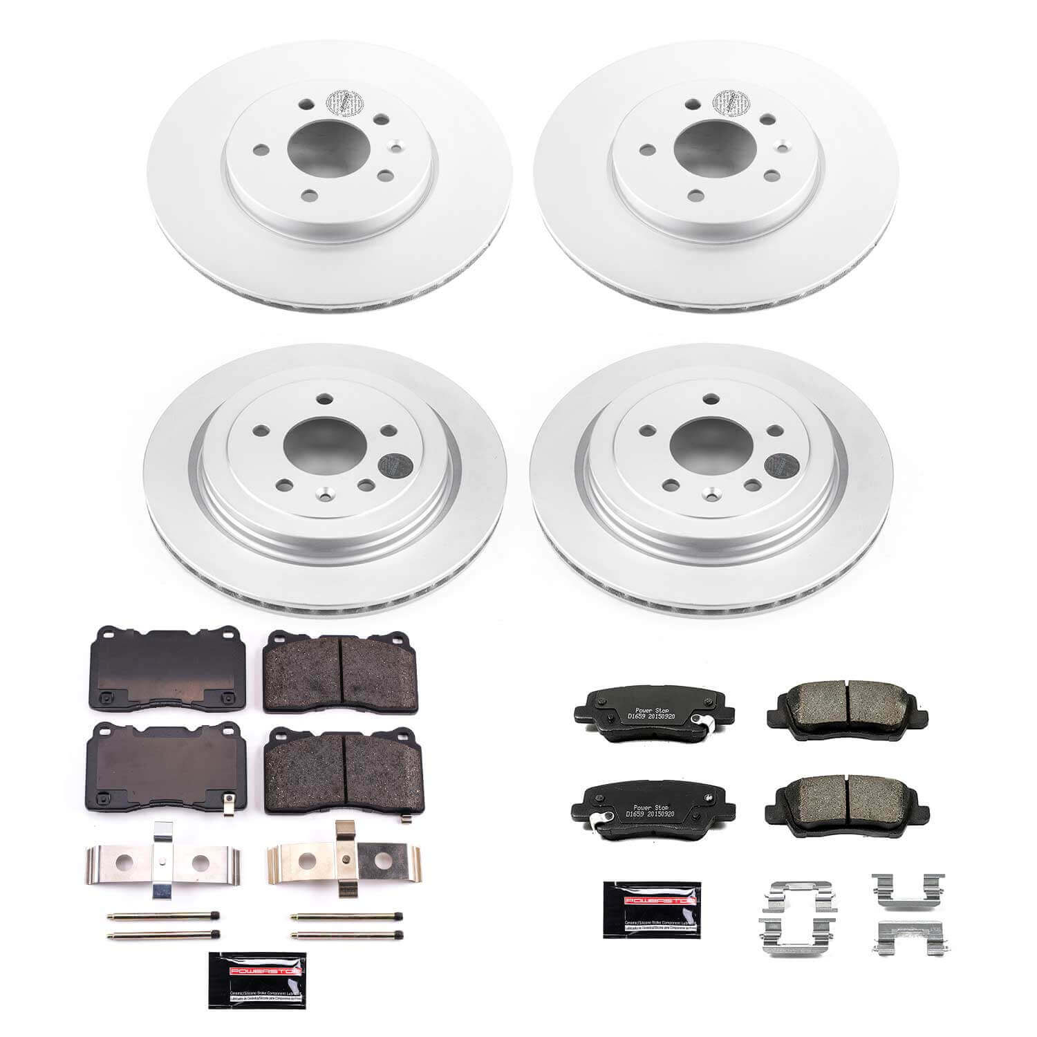 Power Stop CRK6390 Z17 Evolution Front And Rear Brake Kit for 2013-2015 Cadillac Ats product image