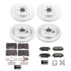 Power Stop CRK6390 Z17 Evolution Front And Rear Brake Kit for 2013-2015 Cadillac Ats product image