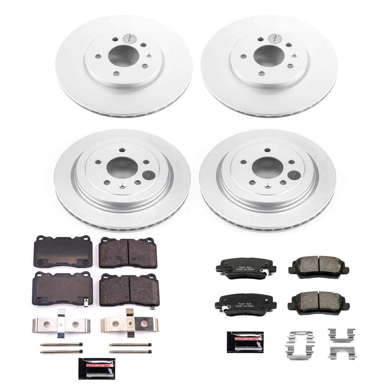 Power Stop CRK6390 Z17 Evolution Front And Rear Brake Kit for 2013-2015 Cadillac Ats product image