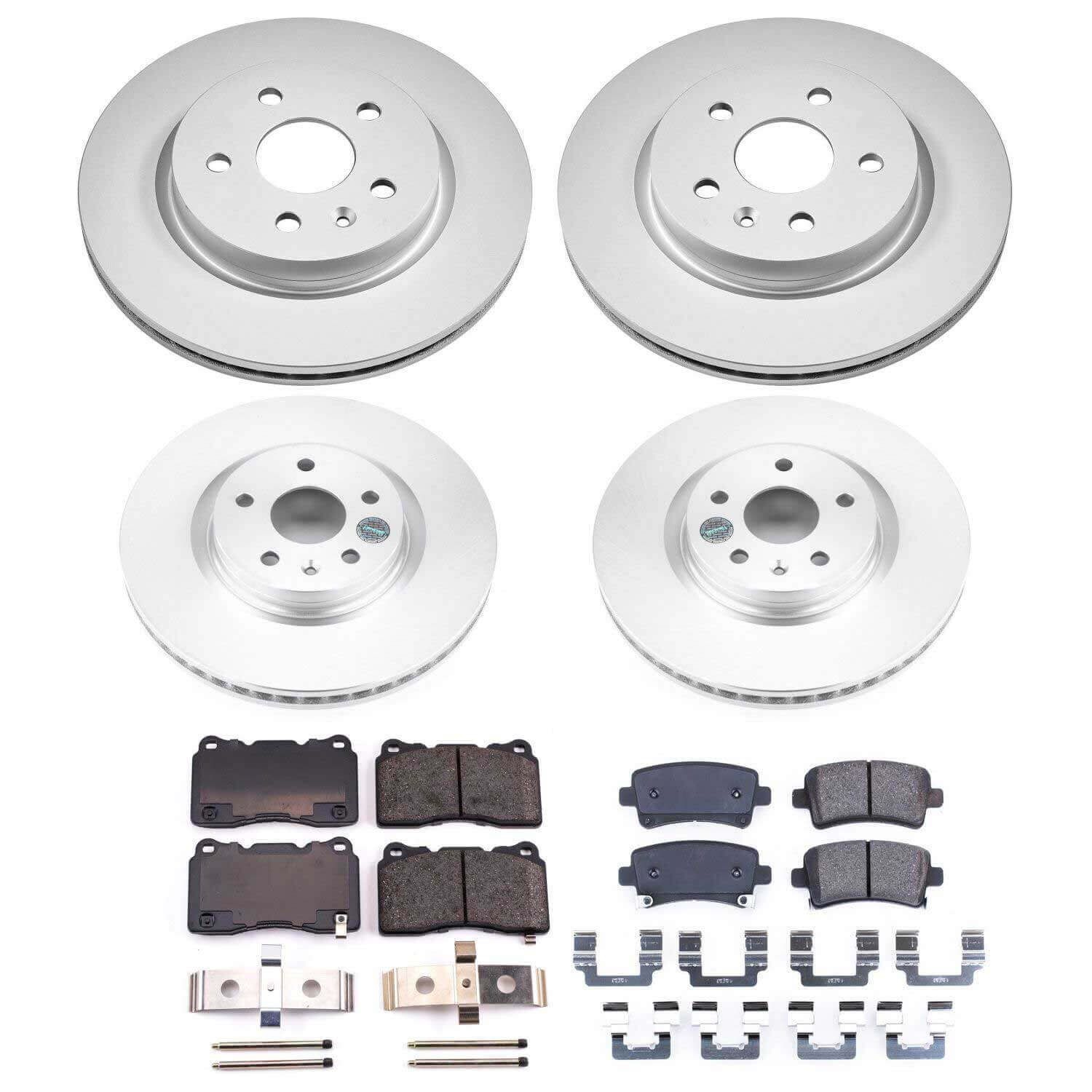 Power Stop CRK6392 Z17 Evolution Front And Rear Brake Kit for 2014-2017 Buick Regal product image