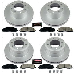 Power Stop CRK6405 Z17 Evolution Front And Rear Brake Kit for 2012-2022 Ford F-250 Super Duty 4 Wheel Drive product image