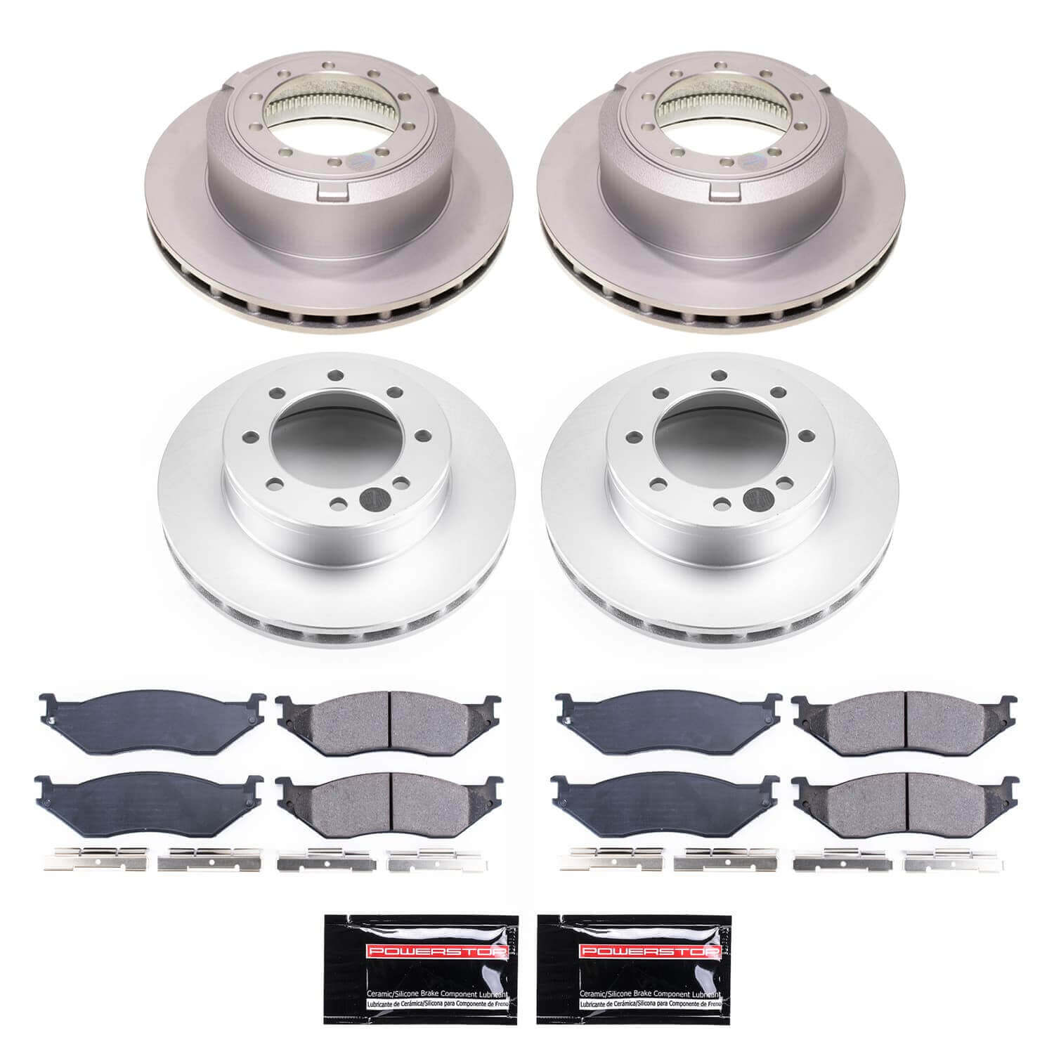 Power Stop CRK6408 - Front And Rear Z17 Evolution Pad And Rotor Kit vehicle fitment brake part