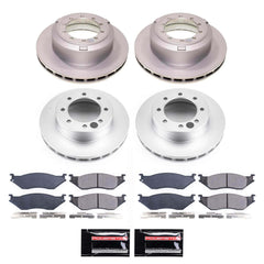Power Stop CRK6408 - Front And Rear Z17 Evolution Pad And Rotor Kit vehicle fitment brake part
