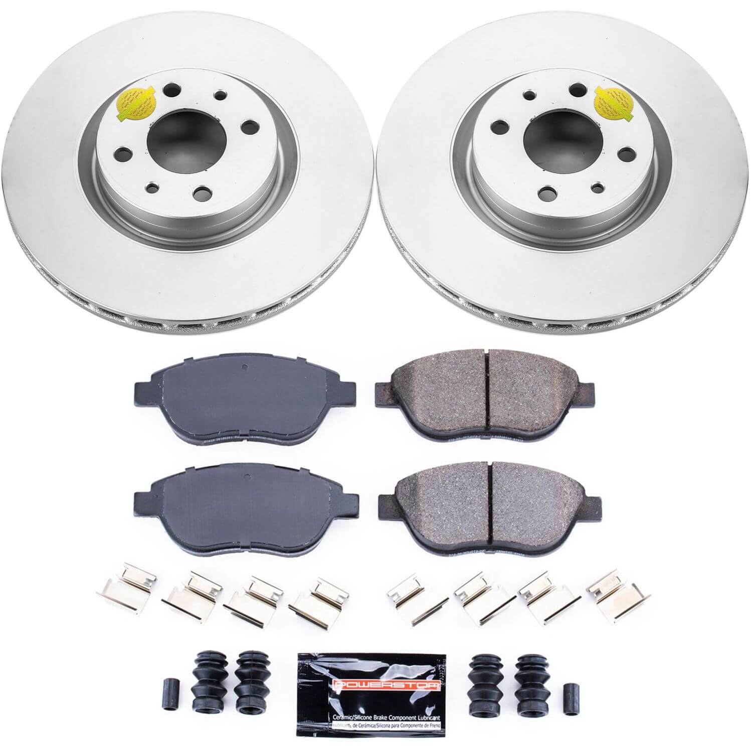 Power Stop CRK6426 Z23 Evolution Sport Front Brake Kit for 2012-2019 Fiat 500 product image