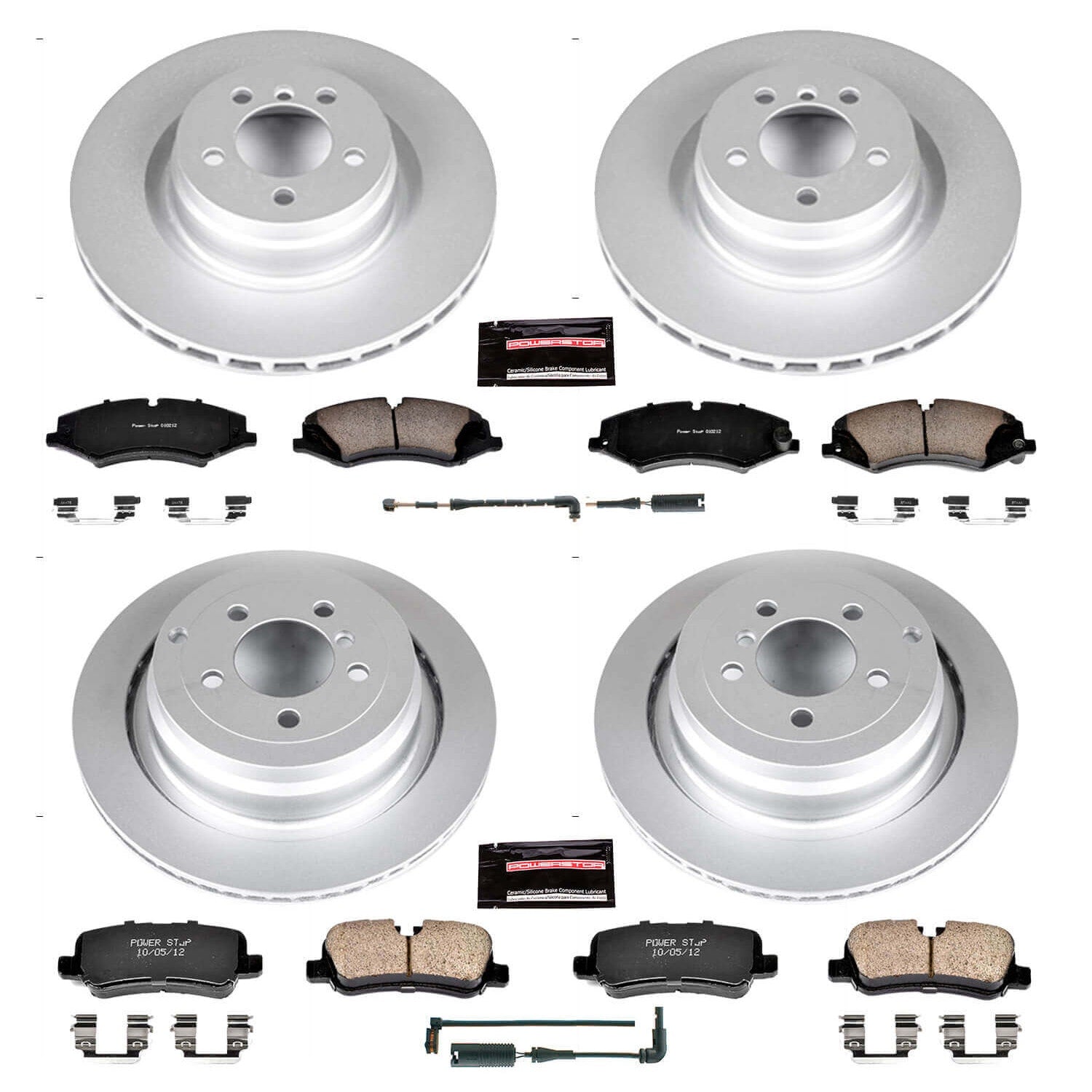 Power Stop CRK6476 Z23 Evolution Sport Front And Rear Brake Kit for 2010-2011 Land Rover Range Rover Hse product image