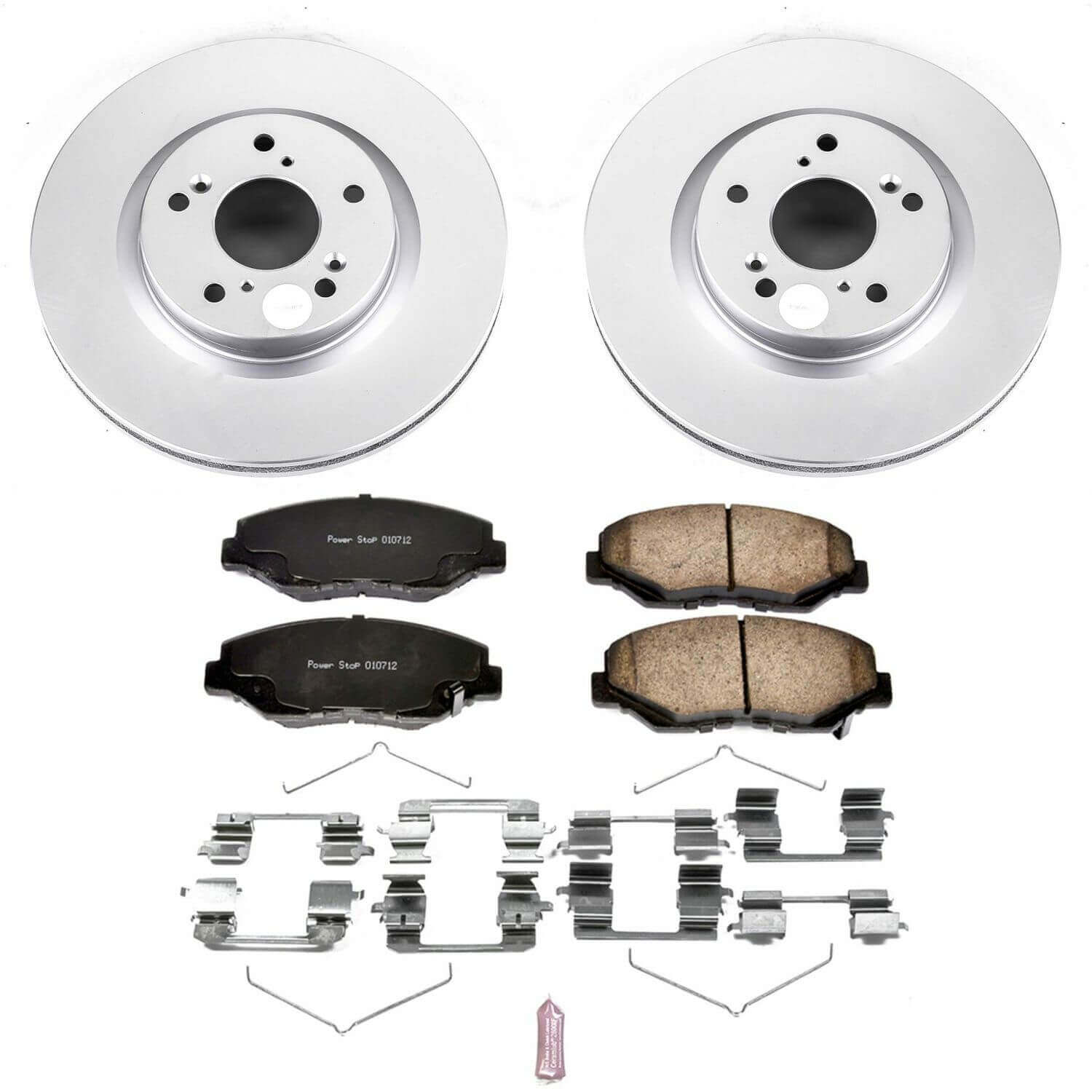 Power Stop CRK6488 Z17 Evolution Front Brake Kit for 2012-2016 Honda CR-V Front Wheel Drive product image