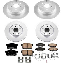 Power Stop CRK6489 Z17 Evolution Front And Rear Brake Kit for 2012-2016 Honda CR-V Front Wheel Drive product image