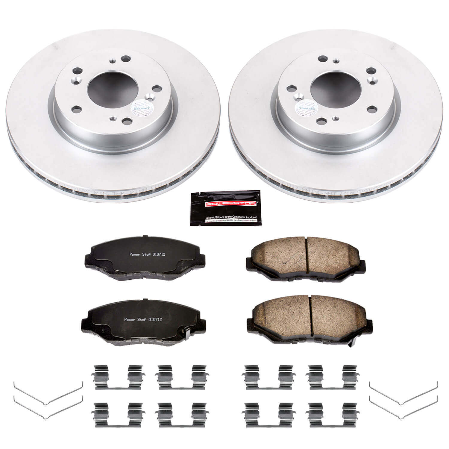 Power Stop CRK6490 Z17 Evolution Front Brake Kit for 2013 Acura ILX product image