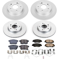 Power Stop CRK6491 Z17 Evolution Front And Rear Brake Kit for 2013-2015 Honda Accord LX, LX-S product image