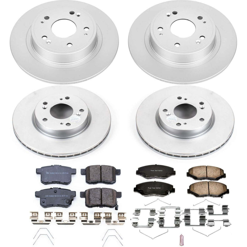 Power Stop CRK6491 Z17 Evolution Front And Rear Brake Kit for 2013-2015 Honda Accord LX, LX-S product image