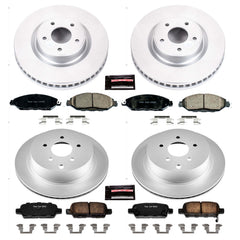 Power Stop CRK6497 Z17 Evolution Front And Rear Brake Kit for 2013 Infiniti JX35 product image