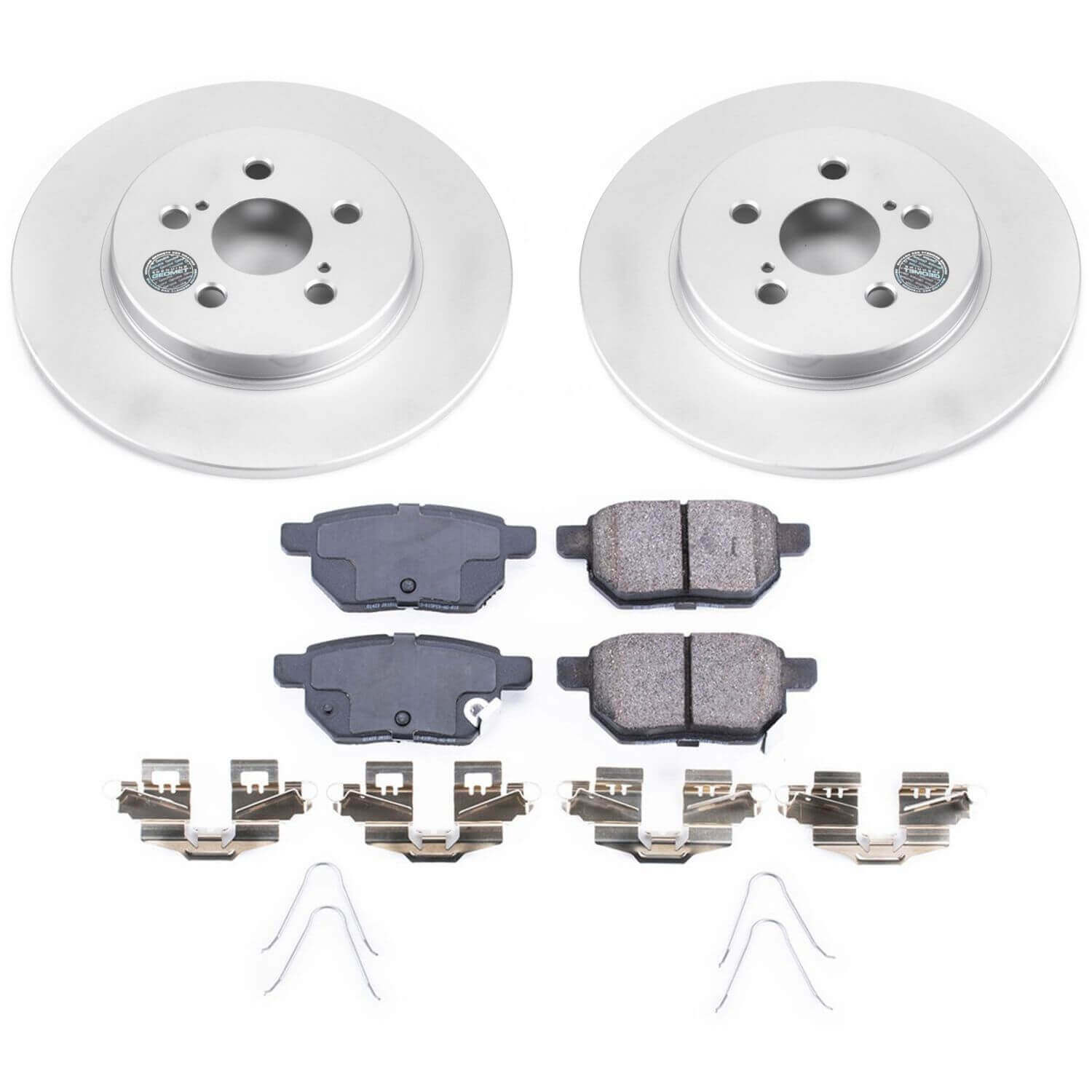 Power Stop CRK6498 Z17 Evolution Rear Brake Kit for 2011-2017 Lexus CT200H product image