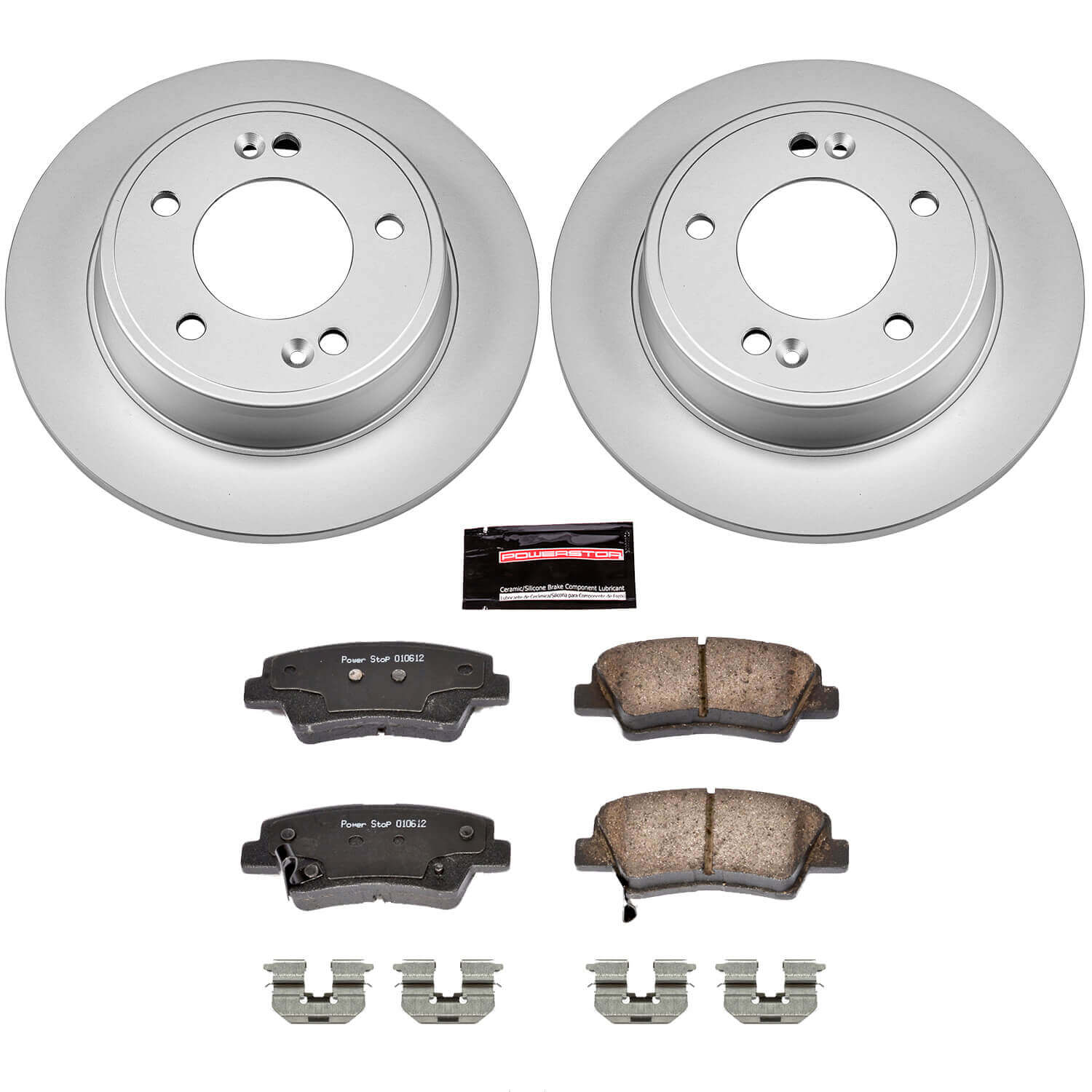 Power Stop CRK6501 Z17 Evolution Rear Brake Kit for 2011-2012 Hyundai Elantra Sedan (4 Door) product image