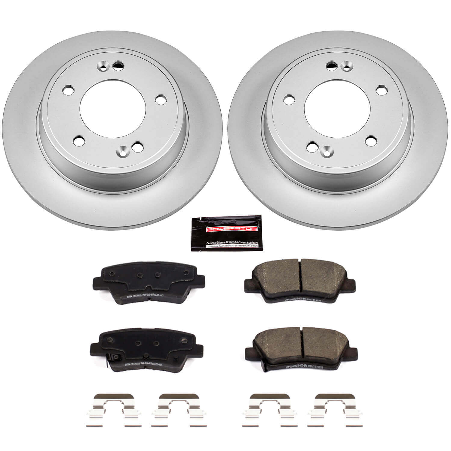Power Stop CRK6502 Z17 Evolution Rear Brake Kit for 2013-2020 Hyundai Elantra GT product image