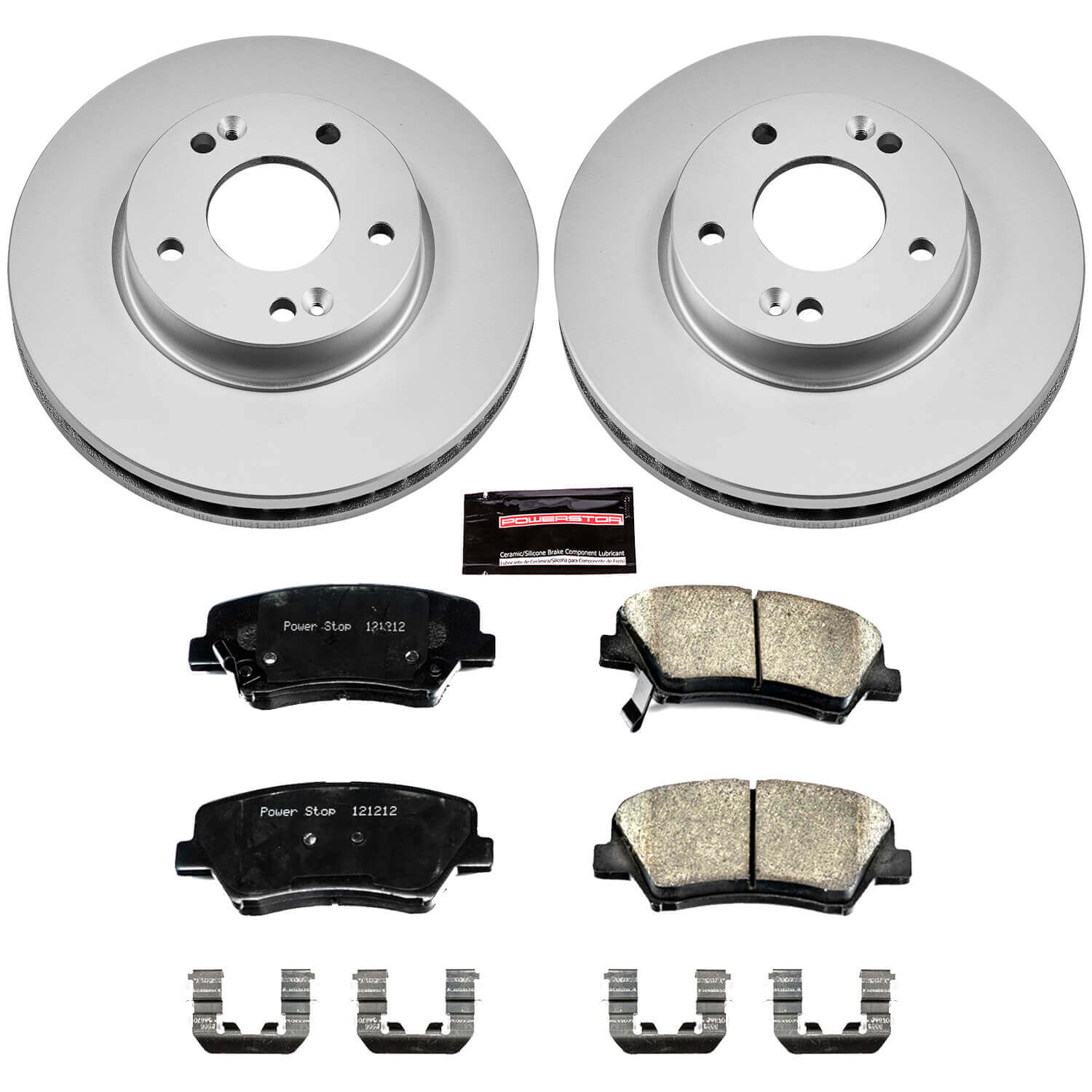 Power Stop CRK6503 Z17 Evolution Front Brake Kit for 2011-2012 Hyundai Elantra Sedan (4 Door) product image