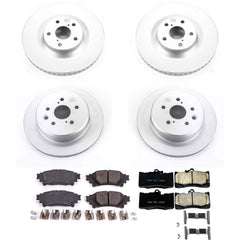 Power Stop CRK6513 Z17 Evolution Front And Rear Brake Kit for 2018-2019 Lexus GS300 Base product image