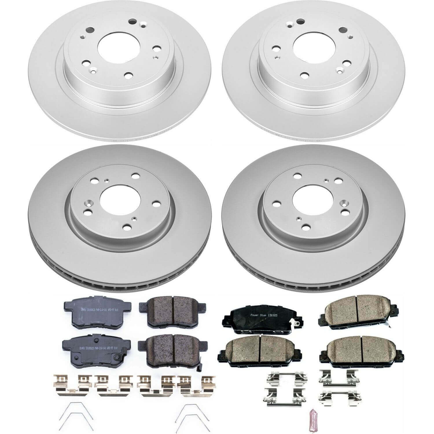 Power Stop CRK6516 Z17 Evolution Front And Rear Brake Kit for 2013 Honda Accord EX, EX-L, Sport product image