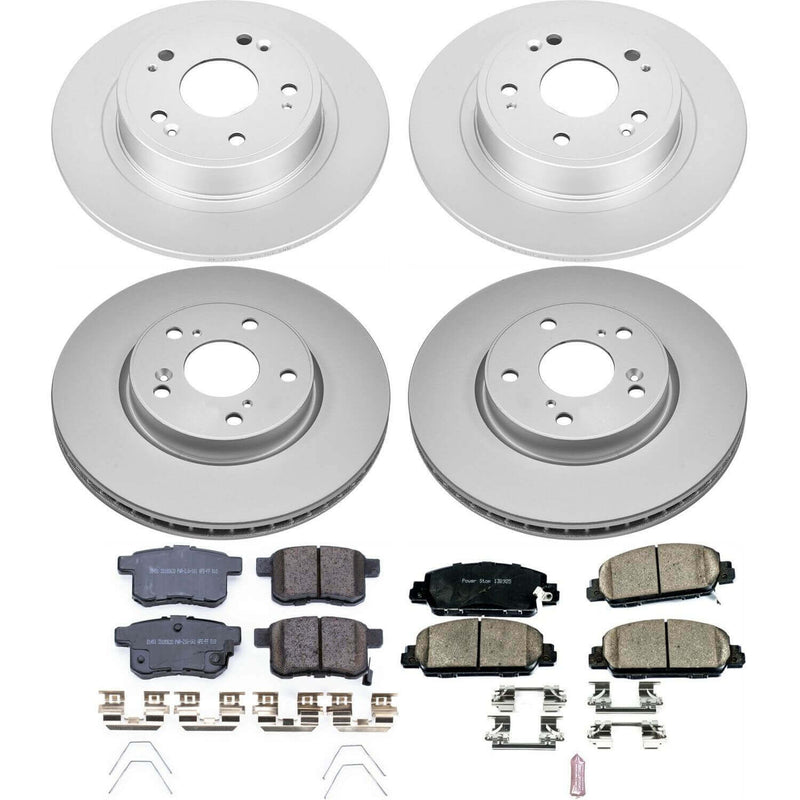 Power Stop CRK6516 Z17 Evolution Front And Rear Brake Kit for 2013 Honda Accord EX, EX-L, Sport product image