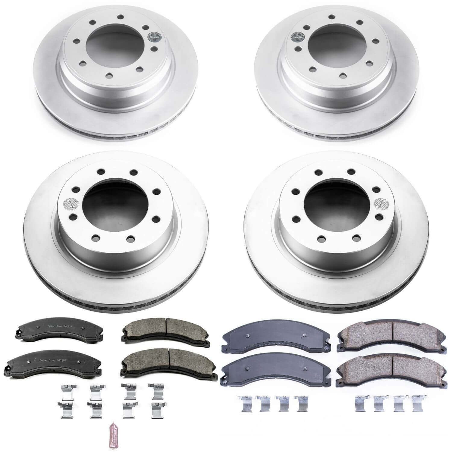 Power Stop CRK6519 Z17 Evolution Front And Rear Brake Kit for 2012-2021 Nissan NV1500 product image