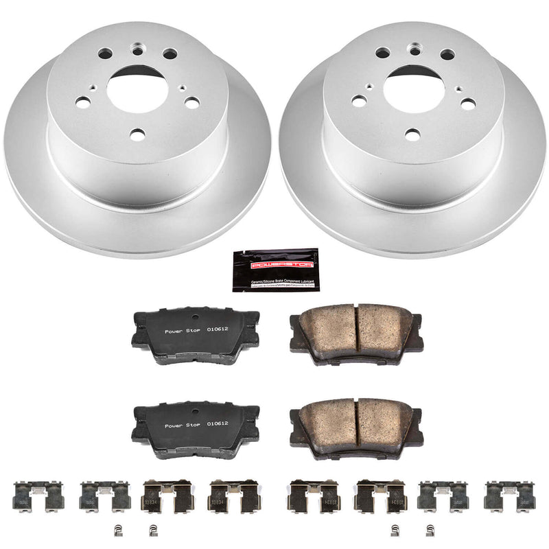 Power Stop CRK6520 Z17 Evolution Rear Brake Kit for 2013-2018 Lexus ES300H product image