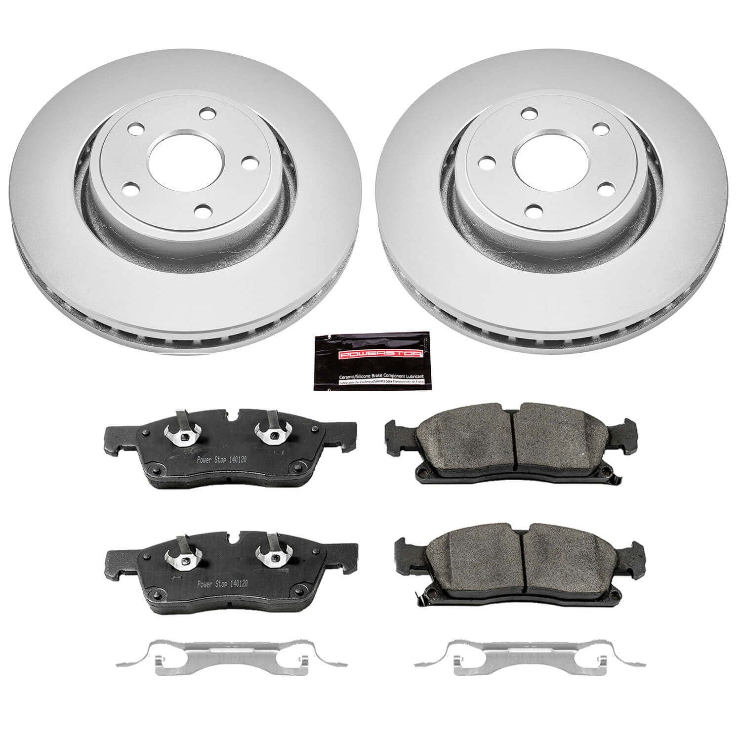 Power Stop CRK6536 Z17 Evolution Front Brake Kit for 2012-2017 Dodge Durango product image