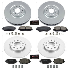 Power Stop CRK6539 Z17 Evolution Front And Rear Brake Kit for 2015-2017 Chrysler 200 product image