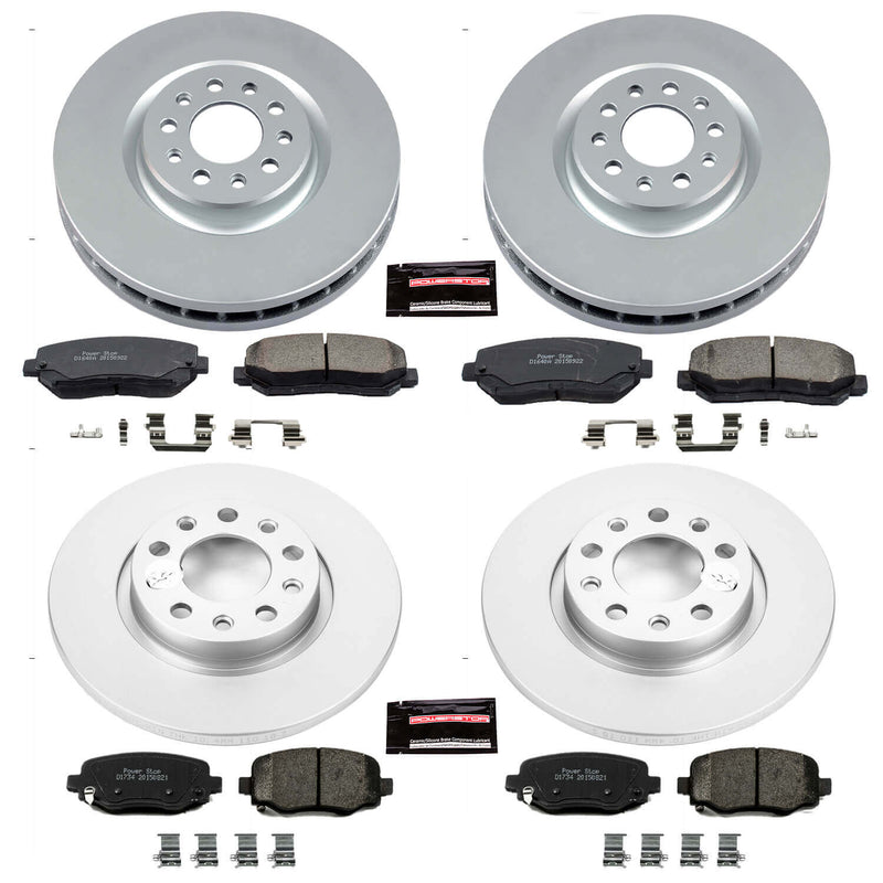 Power Stop CRK6539 Z17 Evolution Front And Rear Brake Kit for 2015-2017 Chrysler 200 product image