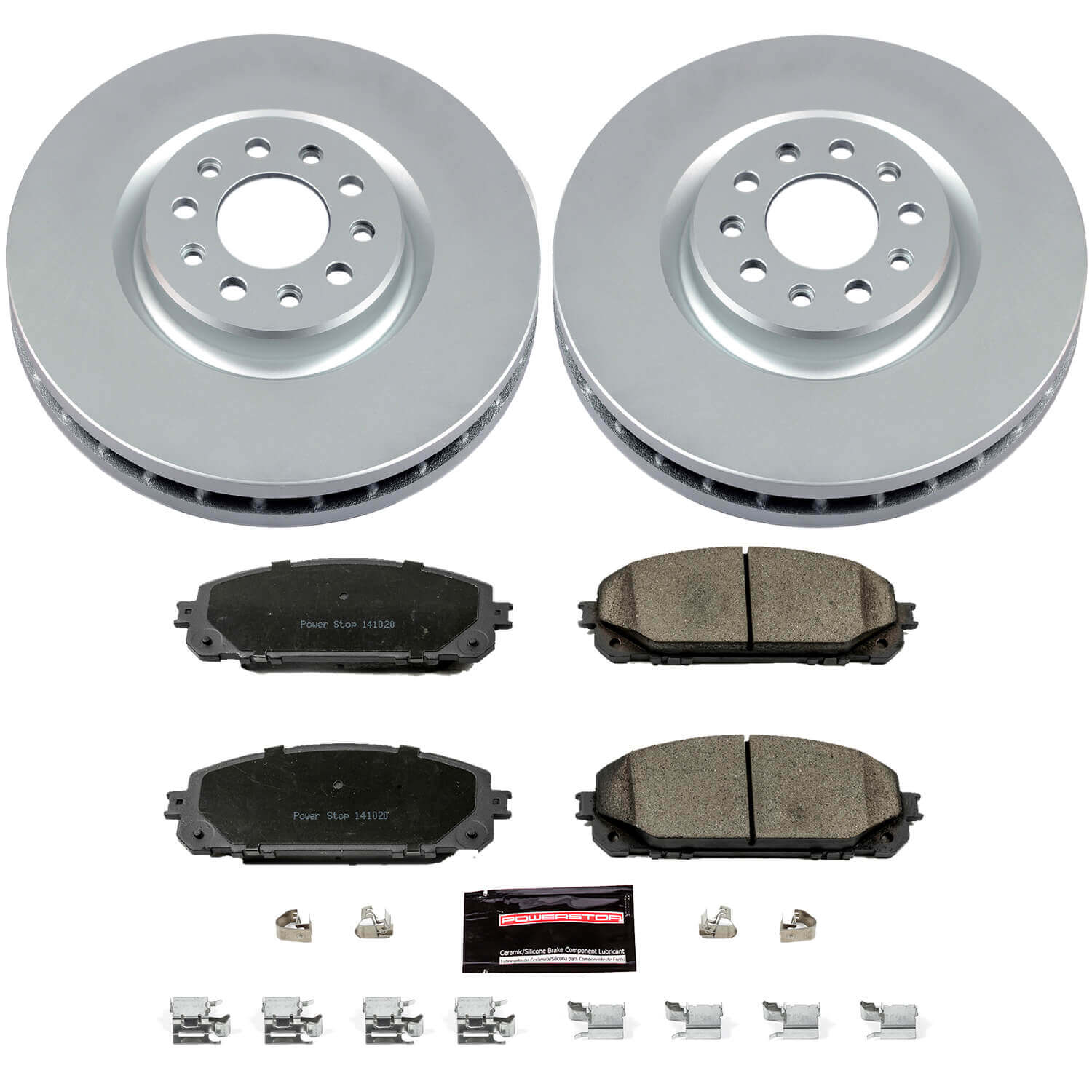 Power Stop CRK6540 Z17 Evolution Front Brake Kit for 2014-2015 Jeep Cherokee product image