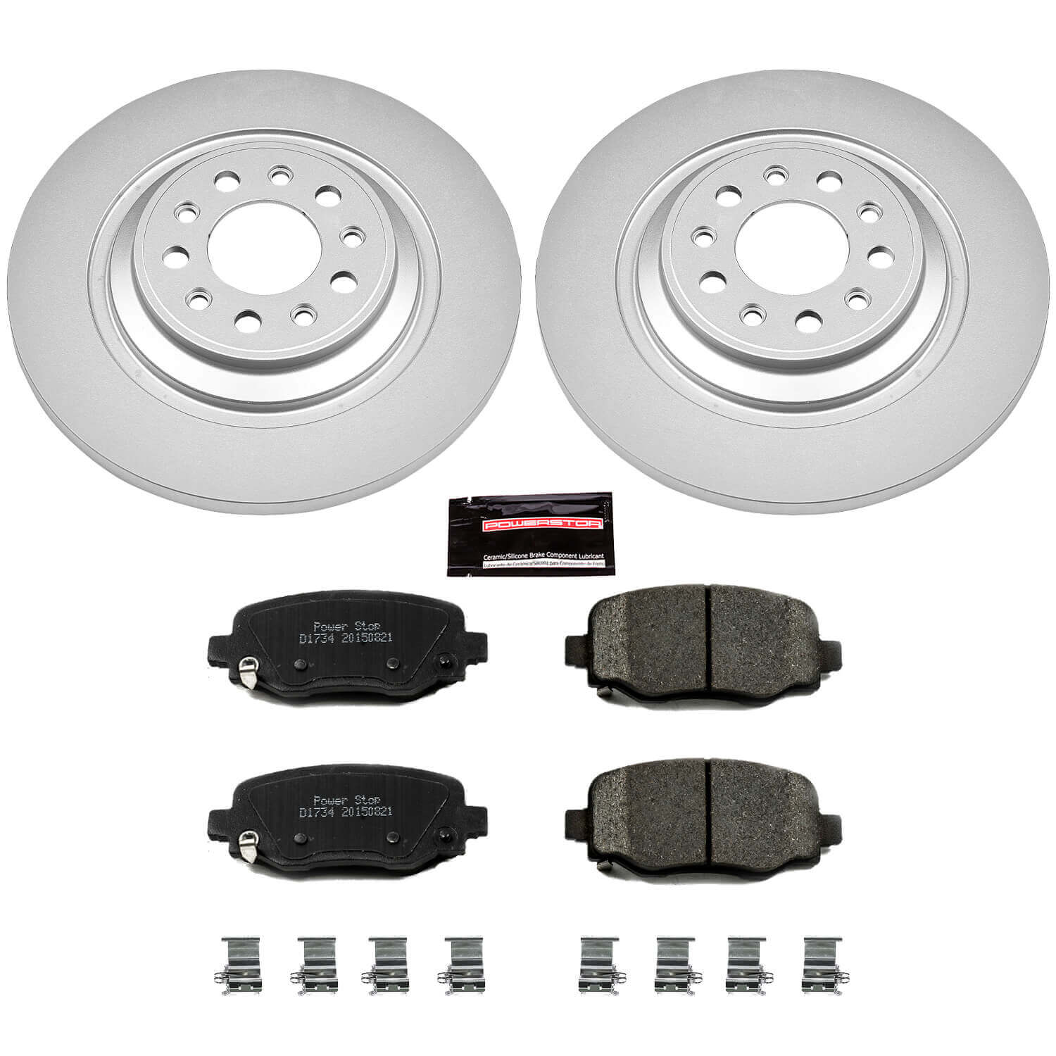 Power Stop CRK6542 Z17 Evolution Rear Brake Kit for 2014-2023 Jeep Cherokee product image