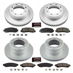 Power Stop CRK6546 Z17 Evolution Front And Rear Brake Kit for 2012 Ford F-350 Super Duty 4 Wheel Drive product image