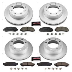 Power Stop CRK6547 Z17 Evolution Front And Rear Brake Kit for 2012 Ford F-250 Super Duty 4 Wheel Drive product image