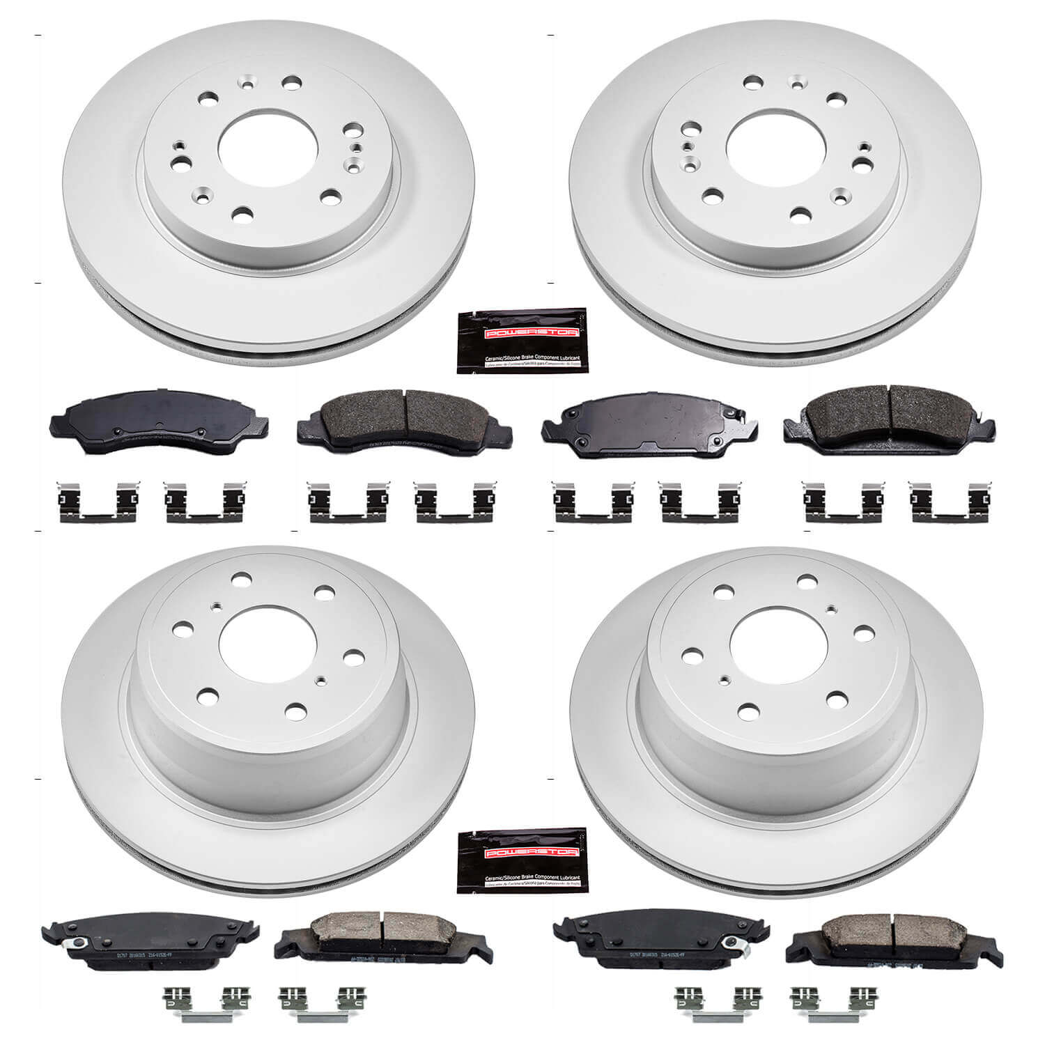 Power Stop CRK6560 Z17 Evolution Front And Rear Brake Kit for 2015-2020 Cadillac Escalade product image
