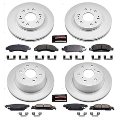 Power Stop CRK6560 Z17 Evolution Front And Rear Brake Kit for 2015-2020 Cadillac Escalade product image