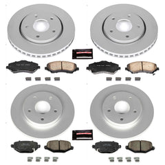 Power Stop CRK6563 Z17 Evolution Front And Rear Brake Kit for 2012-2016 Chrysler Town & Country product image