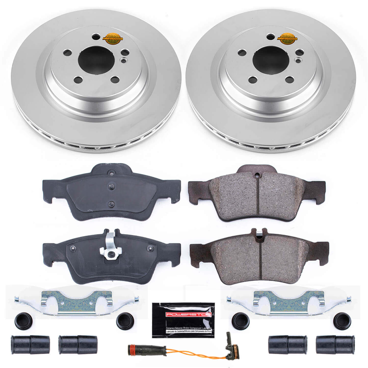Power Stop CRK6568 Z23 Evolution Sport Rear Brake Kit for 2009-2014 Mercedes-Benz CL550 product image