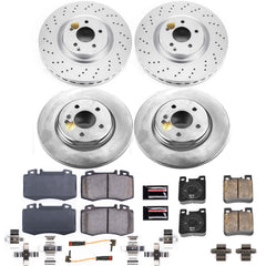 Power Stop CRK6586 Z23 Evolution Geomet Coated Front And Rear Pad And Rotor Kit for 2005-2006 Mercedes-Benz C55 AMG product image