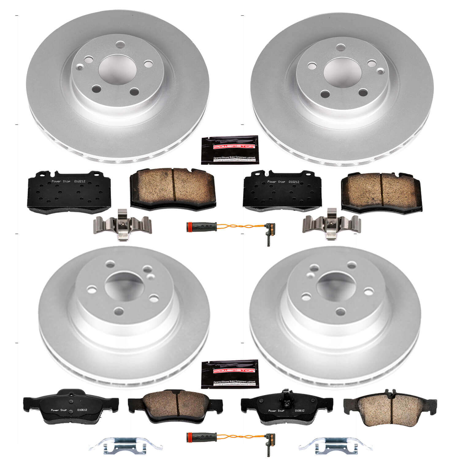 Power Stop CRK6600 Z23 Evolution Sport Front And Rear Brake Kit for 2007-2009 Mercedes-Benz E550 Rear Wheel Drive product image