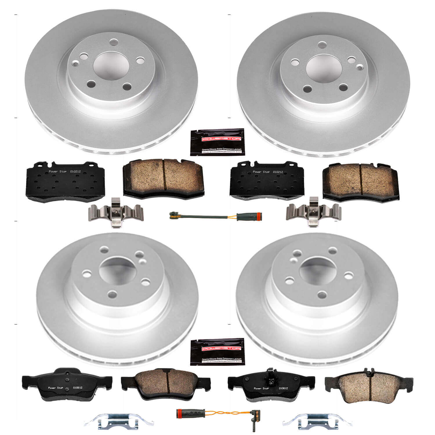 Power Stop CRK6602 Z23 Evolution Sport Front And Rear Brake Kit for 2007-2011 Mercedes-Benz CLS550 product image