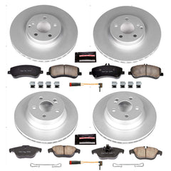 Power Stop CRK6604 Z23 Evolution Sport Front And Rear Brake Kit for 2013-2015 Mercedes-Benz GLK250 product image