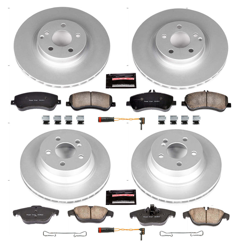 Power Stop CRK6604 Z23 Evolution Sport Front And Rear Brake Kit for 2013-2015 Mercedes-Benz GLK250 product image