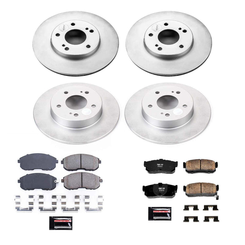 Power Stop CRK662 Z17 Evolution Front And Rear Brake Kit for 1996-1999 Infiniti I30 product image