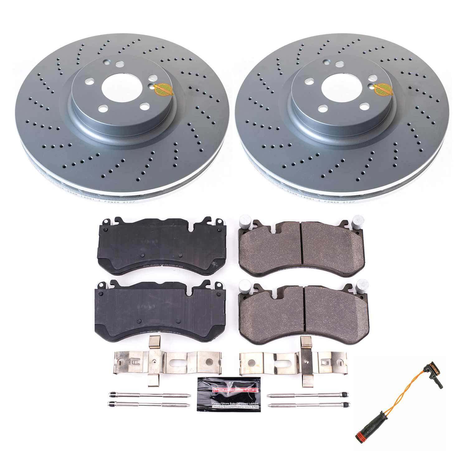 Power Stop CRK6635 Front Z23 Evolution Sport Performance Pad And Rotor Kit for 2008-2011 Mercedes-Benz C63 AMG product image