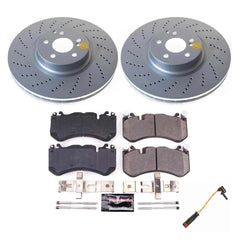 Power Stop CRK6635 Front Z23 Evolution Sport Performance Pad And Rotor Kit for 2008-2011 Mercedes-Benz C63 AMG product image