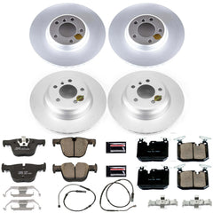 Power Stop CRK6654 Z23 Evolution Geomet Coated Front And Rear Pad And Rotor Kit for 2016 BMW 328I product image