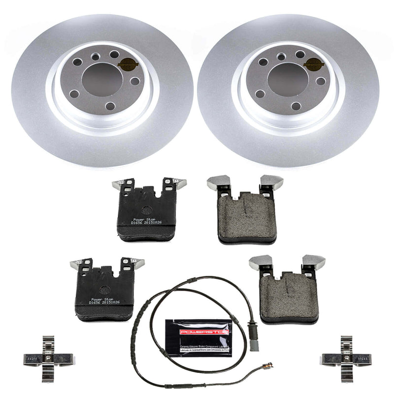 Power Stop CRK6657 Z23 Evolution Geomet Coated Rear Pad And Rotor Kit for 2014-2016 BMW 228I product image