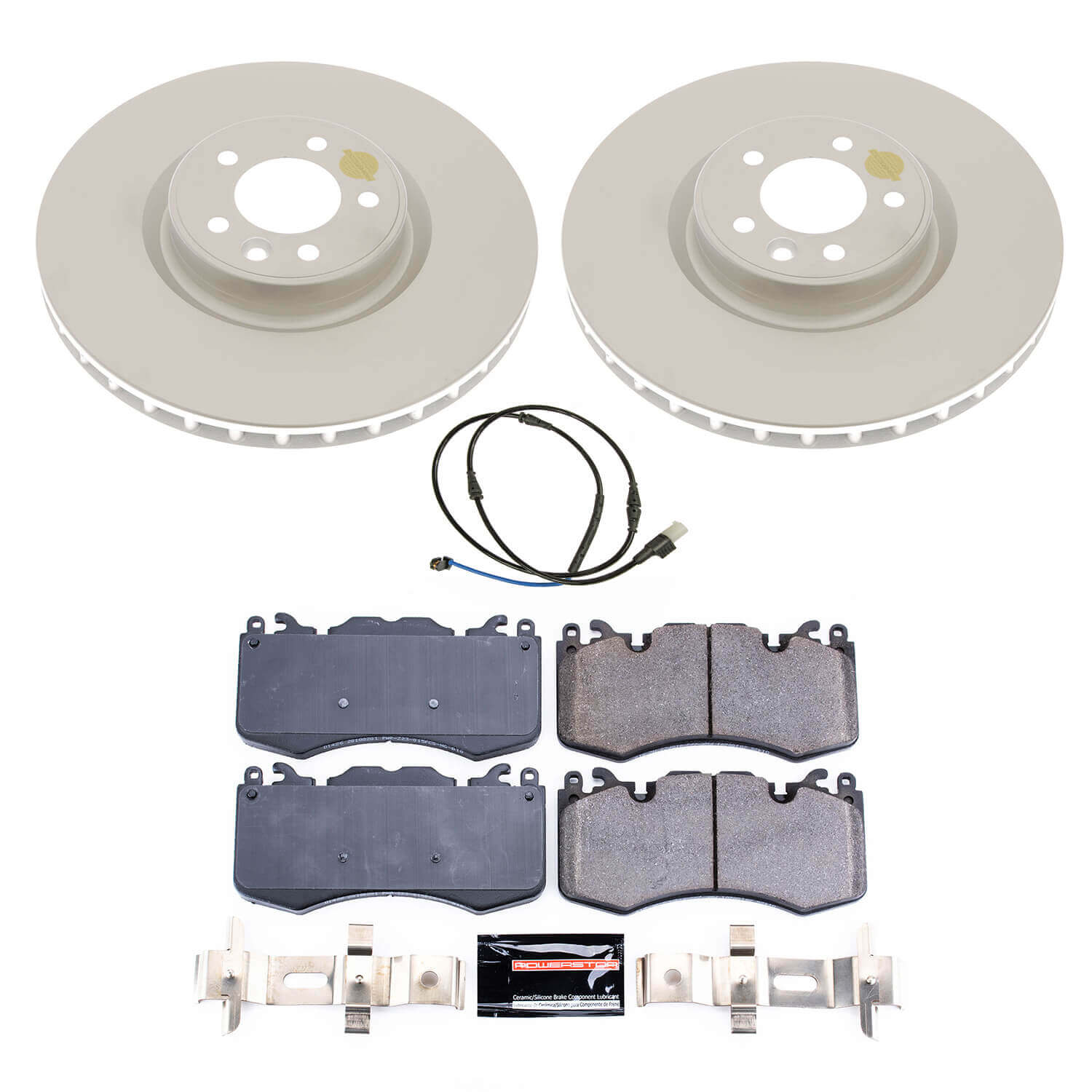 Power Stop CRK6660 Z23 Evolution Geomet Coated Front Pad And Rotor Kit for 2010 Land Rover Range Rover Sport Supercharged product image