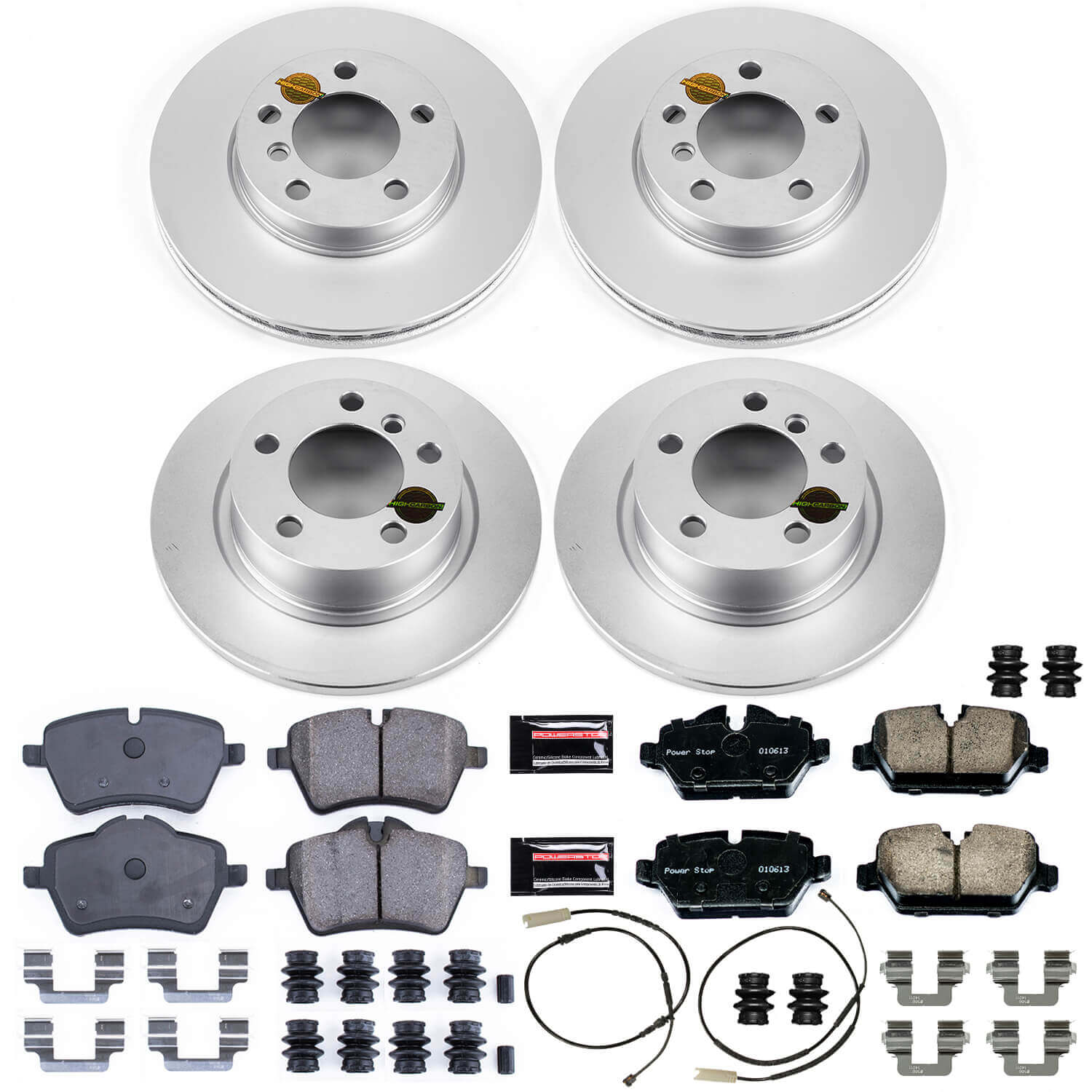 Power Stop CRK6663 Z23 Evolution Sport Front And Rear Brake Kit for 2011-2016 MINI Cooper Countryman Base product image