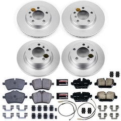 Power Stop CRK6663 Z23 Evolution Sport Front And Rear Brake Kit for 2011-2016 MINI Cooper Countryman Base product image